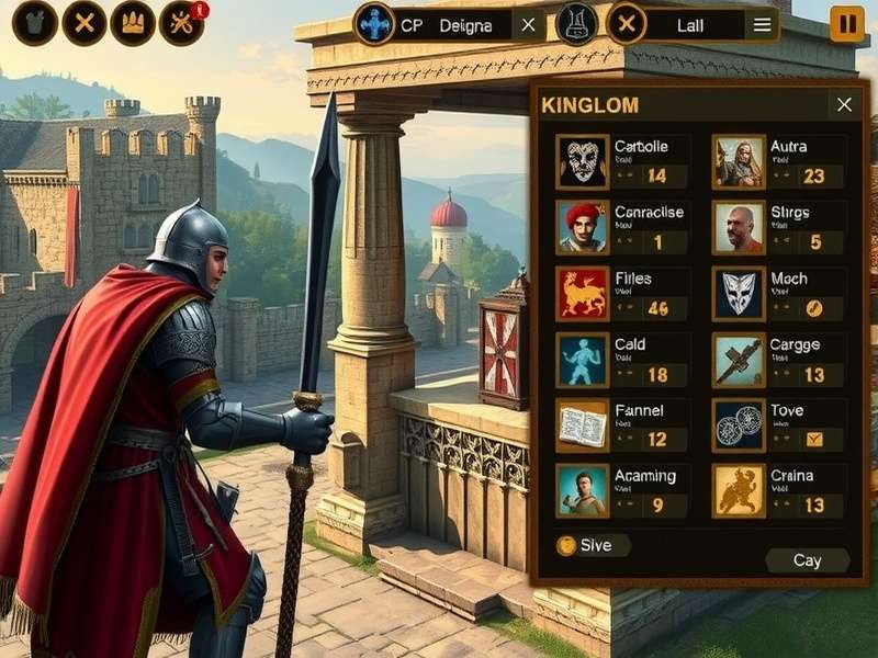 Mace King Conqueror character customization options