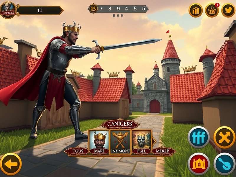 Mace King Conqueror kingdom building interface